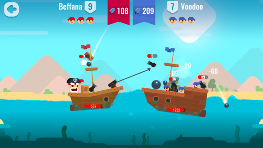 اسکرین شات بازی Pirate Battles 7