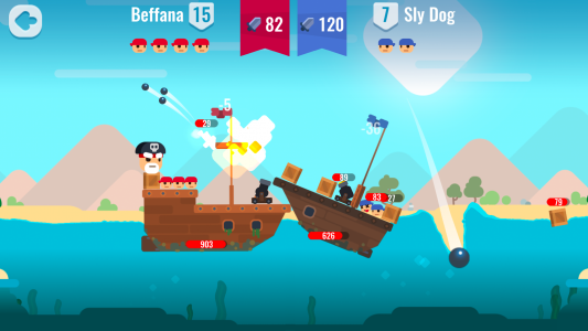 اسکرین شات بازی Pirate Battles 1