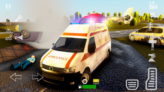 اسکرین شات بازی Ambulance Games Car Games 2023 1