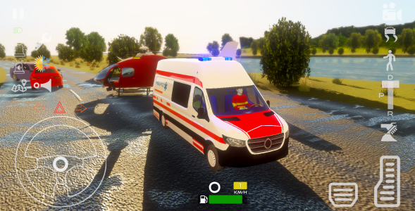 اسکرین شات بازی Ambulance Games Car Games 2023 2