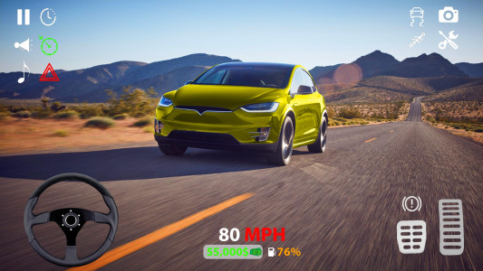 اسکرین شات بازی American Car Driving Simulator - Real Car Driving 1