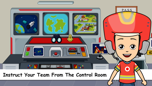 اسکرین شات 2 بازی Tizi Town Kids Firetruck Games