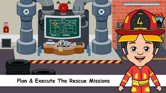 اسکرین شات بازی Tizi Town Kids Firetruck Games 6
