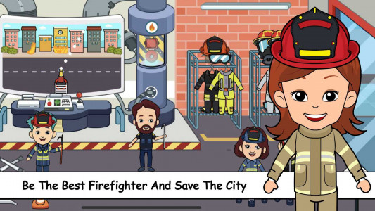 اسکرین شات بازی Tizi Town Kids Firetruck Games 8