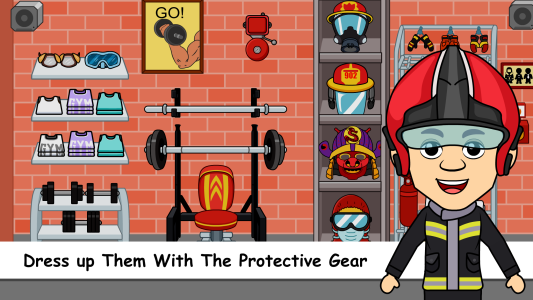 اسکرین شات 4 بازی Tizi Town Kids Firetruck Games