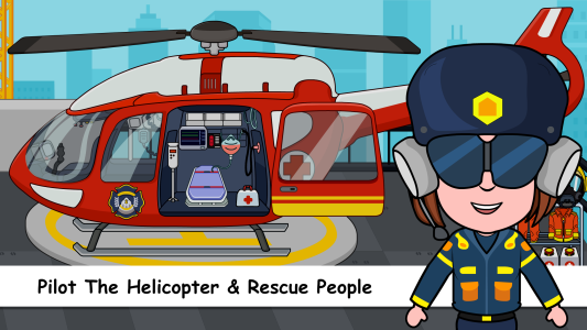 اسکرین شات 5 بازی Tizi Town Kids Firetruck Games