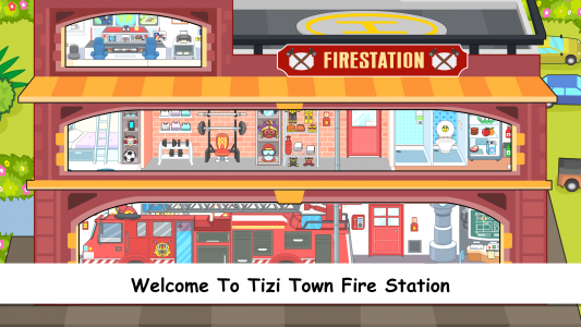 اسکرین شات بازی Tizi Town Kids Firetruck Games 1