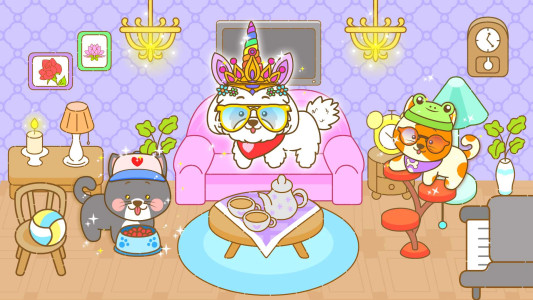 اسکرین شات 2 بازی My Pet Town Animal Home Decor