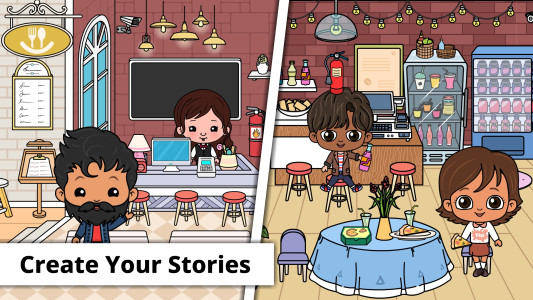 اسکرین شات 1 بازی Tizi Town: My Restaurant Games