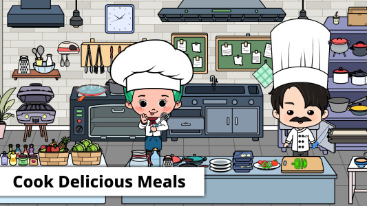 اسکرین شات 3 بازی Tizi Town: My Restaurant Games