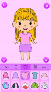 اسکرین شات بازی DIY Fashion Paper Doll Dressup 2