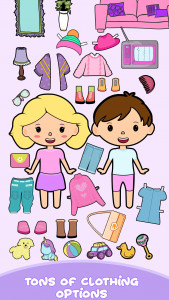 اسکرین شات بازی DIY Fashion Paper Doll Dressup 1