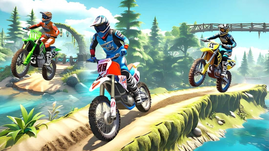 اسکرین شات 1 بازی Motorbike Race Motorcycle Game