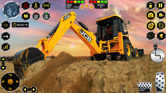 اسکرین شات بازی JCB Excavator Construction 3D 1