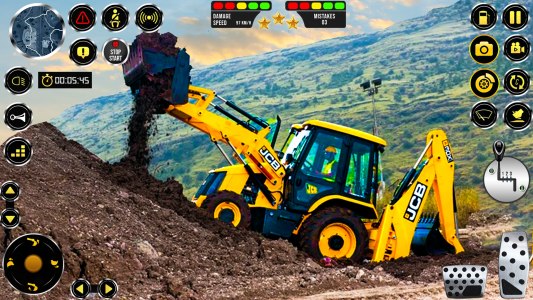 اسکرین شات بازی JCB Excavator Construction 3D 2