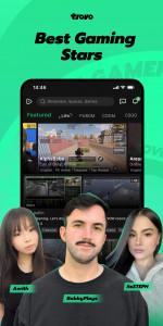 اسکرین شات 1 برنامه Trovo - Watch & Play Together