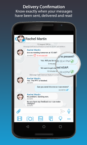 اسکرین شات برنامه TeleMessage Messenger 2