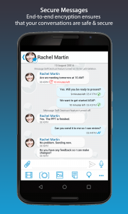 اسکرین شات برنامه TeleMessage Messenger 1