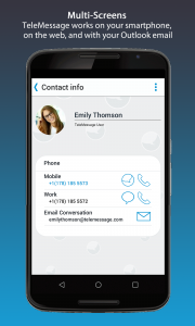 اسکرین شات برنامه TeleMessage Messenger 4