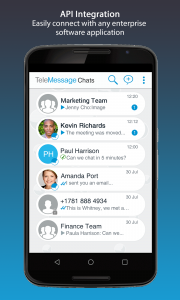 اسکرین شات برنامه TeleMessage Messenger 5