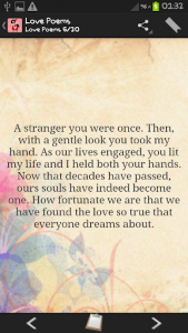 اسکرین شات برنامه Love Letters & Romantic Quotes 5