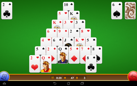اسکرین شات بازی Classic Pyramid Solitaire Free 4