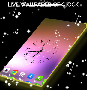 اسکرین شات برنامه Clock Live Wallpaper 3D HD Free 3