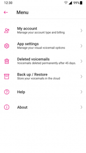 اسکرین شات برنامه T-Mobile Visual Voicemail 6