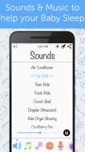 اسکرین شات 1 برنامه White Noise Baby