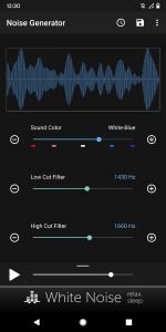 اسکرین شات برنامه Noise Generator 1