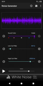 اسکرین شات برنامه Noise Generator 3