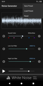 اسکرین شات برنامه Noise Generator 4