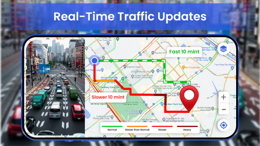 اسکرین شات 7 برنامه Live Earth Map- Satellite View
