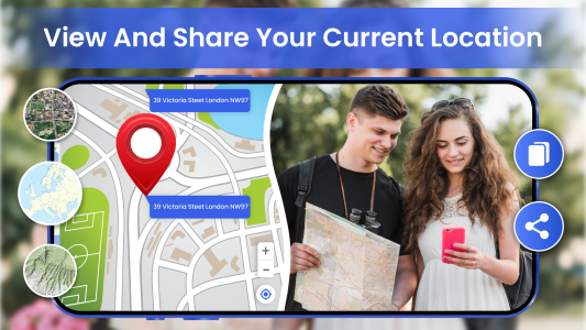 اسکرین شات 3 برنامه Live Earth Map- Satellite View