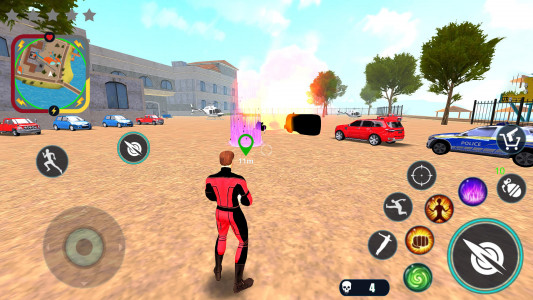 اسکرین شات بازی Lightning Vanguard City Battle 5