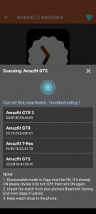 اسکرین شات برنامه Amazfit GTS - Watch Face 4