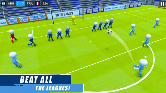 اسکرین شات 5 بازی Stickman Soccer-Football Games