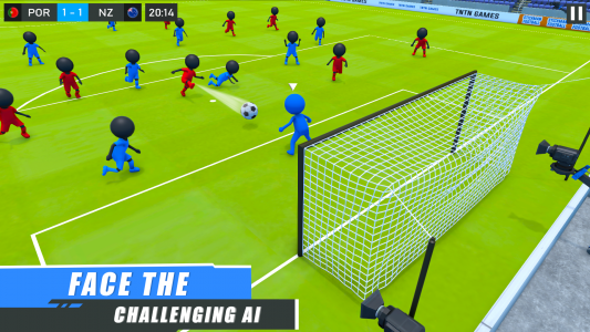 اسکرین شات 4 بازی Stickman Soccer-Football Games