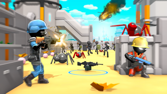 اسکرین شات بازی Stickman Gun Shooter 3D 4