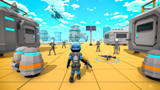 اسکرین شات 1 بازی Stickman Gun Shooter 3D