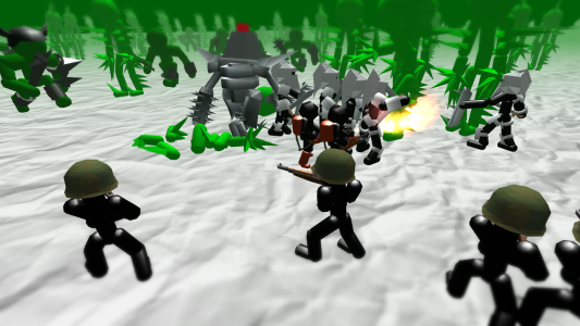 اسکرین شات بازی Stickman Simulator: Zombie War 4