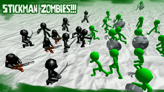 اسکرین شات بازی Stickman Simulator: Zombie War 2