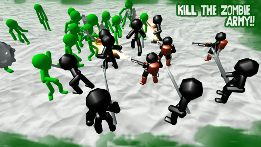 اسکرین شات 5 بازی Stickman Simulator: Zombie War