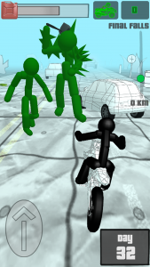 اسکرین شات بازی Stickman Zombie: Moto Racing 2