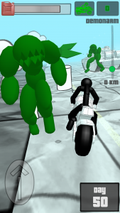 اسکرین شات بازی Stickman Zombie: Moto Racing 4