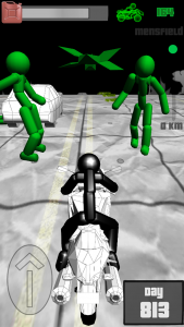 اسکرین شات بازی Stickman Zombie: Moto Racing 3