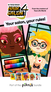اسکرین شات 1 برنامه Toca Boca Hair Salon 4