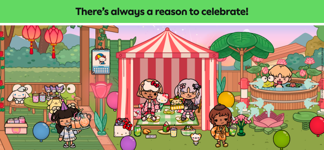 اسکرین شات 7 بازی Toca Boca World x Hello Kitty