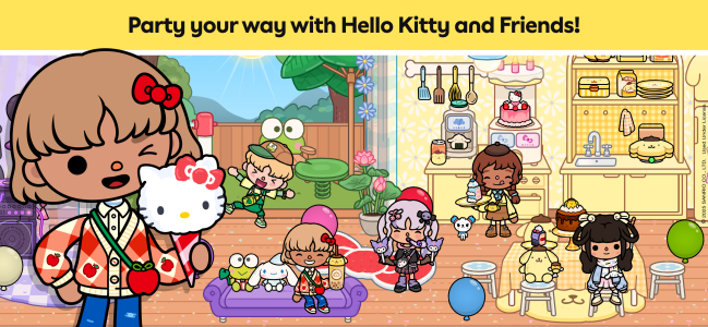 اسکرین شات 1 بازی Toca Boca World x Hello Kitty