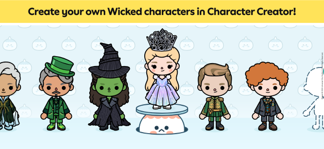 اسکرین شات 1 بازی Toca Boca x Wicked: For Good!